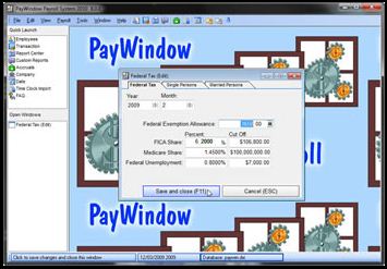 薪酬-薪資軟體 ZPAY PayWindow Payroll System 2012 v10.0.34