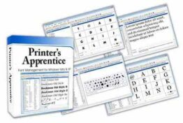 （字型管理器）Printers Apprentice 8.1.35.1