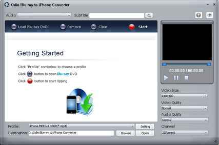 藍光DVD電影轉換器 Odin Blu-ray to iPhone Converter 8.7.1