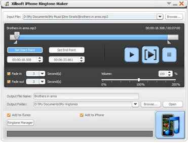 視訊/音訊轉換iPhone M4R 鈴聲 Xilisoft iPhone Ringtone Maker v3.0.7