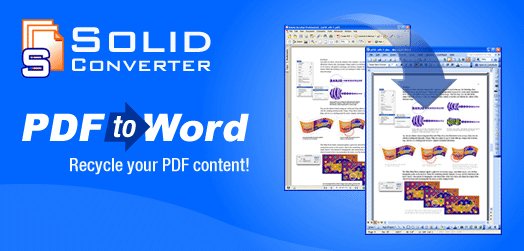 PDF轉換PDF到Word.Excel Solid Converter PDF 7.3 Build 1550