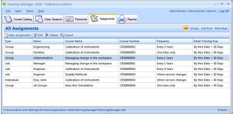 輕鬆地跟踪員工安全培訓人力資源培訓 Kaizen Software Training Manager 2012 Enterprise Edition v1.0.1175