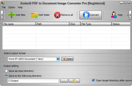 （圖像轉換器）Aostsoft PDF to Document Image Converter Pro 3.9.1